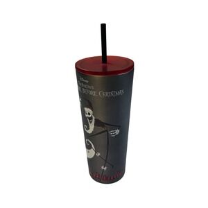 DENT Starbucks Disney Nightmare Before Christmas Jack Skellington Tumbler Black